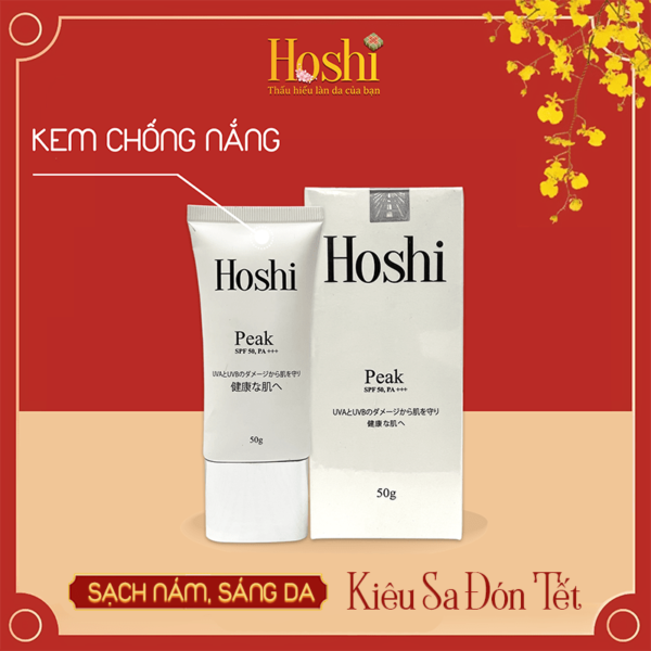 KEM CHỐNG NẮNG HOSHI PEAK SPF 50+